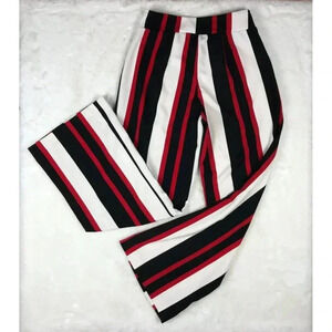 HARVE BENARD Block Stripe Wide Leg Dress Pants NWD Size Medium